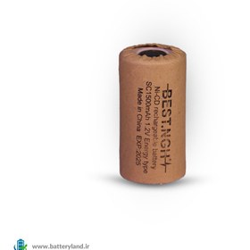 تصویر باتری شارژی نیکل کادمیوم سایز SC برندBEST و 1.2 ولت 1500 میلی آمپر 