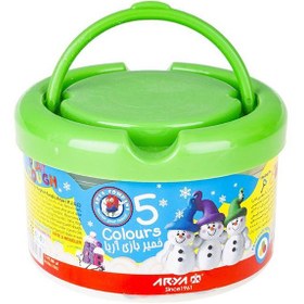 تصویر خمیر بازی 5رنگ آریا 