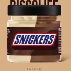 تصویر شکلات صبحانه وگان کارامل بادام زمینی اسنیکرز Snickers morning chocolate حجم 200 گرم 