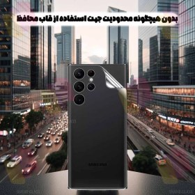 تصویر محافظ پشت گوشی شهر گلس مدل نانو پشت Nano Back Meitublمناسب برای گوشی موبایل سامسونگ Galaxy A24 4G / M34 5G / F34 5G 