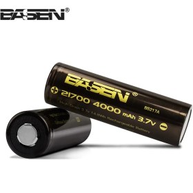 تصویر باتری لیتیوم یون قابل شارژ بیسن مدل Basen 21700 30A ظرفیت 4000 میلی آمپر ساعت Lithium-ion battery 3.7v size 21700 4000mAh brand BASEN model 30A