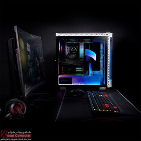 تصویر کیس گیمینگ ایکس پی جی مدل BATTLECRUISER سفید 