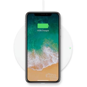 تصویر داک شارژر بی سیم بلکین مدل WIA001btWH Belkin Wireless Charger 10W – Boost Up Wireless Charging Pad, Wireless Charger for iPhone 11, 11 Pro, 11 Pro Max, XS, XS Max, XR, X, 8, 8 Plus / Samsung Galaxy S10, Note10 and More, Black