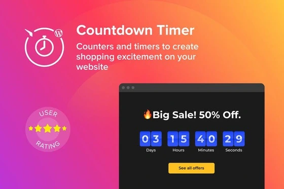 خرید و قیمت افزونه WordPress Countdown Timer Plugin – افزونه تایمر ...