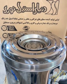 تصویر سماور برقی 40لیتری دو جداره 304 