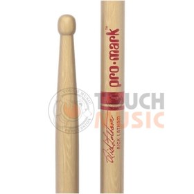 تصویر استیک پرومارک اورجینال PROMARK TX717W 5A Rick Latham Hickory Drum Sticks کد 4600 