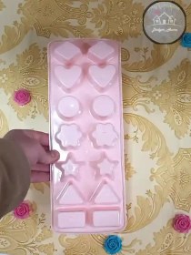 تصویر قالب یخ ماه و ستاره 