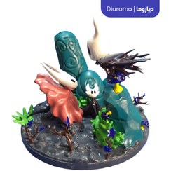 تصویر دیوراما و اکشن فیگور بازی هالونایت Hollow Knight و هورنت Hornet 