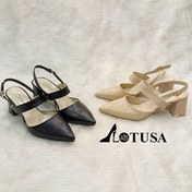 تصویر کفش پاشنه دار نوک تیز مدل V 