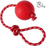 تصویر توپ سگ تمرینی و بازی یورپت YourPet الاستیسته بالا غیر سمی سایز بزرگ 