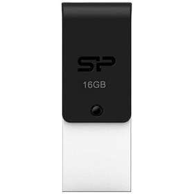 تصویر فلش اوتیجی سیلیکون پاور مدل ایکس 21 با ظرفیت 16 گیگابایت ا Mobile X21 USB OTG Flash Drive 16GB Mobile X21 USB OTG Flash Drive 16GB