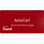 تصویر شارژ سیم Asia Cell کارت عراق 