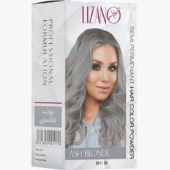 تصویر پودر دکلره رنگی لیزانو LIZANO بلوند خاکستری 