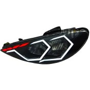 تصویر چراغ جلو اسپرت 206 طرح لامبورگینی X 