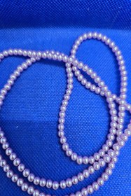 تصویر مروارید سنگی سایز ۴ یاسمنی 