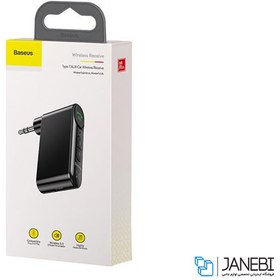 تصویر گیرنده صوتی بلوتوثی بیسوس Baseus Type 7 WXQY-01 Wireless Receiver 