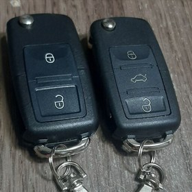 تصویر قاب ریموت سمند تاشو سه دکمه 