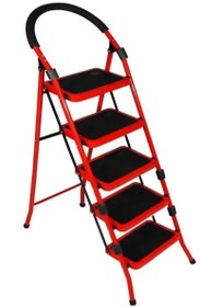 تصویر نردبان ۵ پله معمار کار 