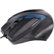 تصویر ماوس سیمی سیبراتون | Mouse SM4240 - آبی / گارانتی ۱۲ ماهه داده پرداز رایانه متین 