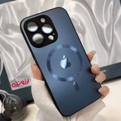 تصویر قاب آیفون 14promax مدل AG-glass مگ سیف دار محافظ لنزدار (کد165) 