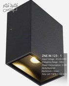 تصویر چراغ دکوراتیو دوطرفه مستطیل 5 وات زمرد نور 