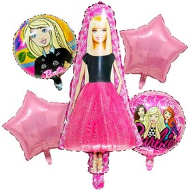 تصویر بادکنک ۵ تیکه باربی 