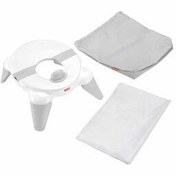 تصویر آداپتور توالت و لگن سفید قابل حمل فیشر قیمت Fisher Price 