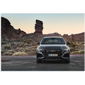 تصویر تابلو شاسی طرح ماشین آیودی آر اس کیو 8 - Audi RS Q8 مدل NV0628 