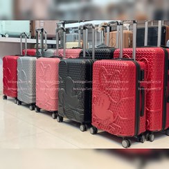 تصویر ست چمدان بچگانه طرح برجسته میکی موس و مینی موس 