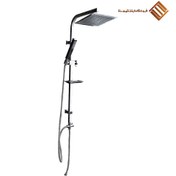 تصویر دوش حمام کروم مات (CM)DOP ،مدل 1423 فلت 