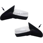 تصویر آینه بغل دستی سمند ال ایکس LX سفید جفت 