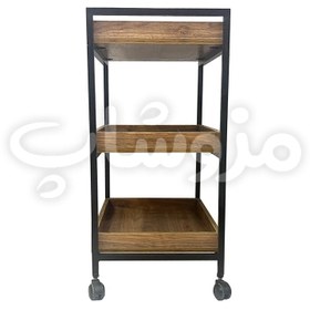 تصویر ترالی چوبی 