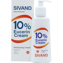 تصویر کرم مرطوب کننده اوره و اوسرین ۱۰ درصد سیوند ۱۵۰ میلی لیتر Sivand Deep Moisturizer 10% Eucerin Cream 150ml