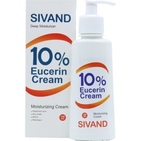 تصویر کرم مرطوب کننده اوره و اوسرین ۱۰ درصد سیوند ۱۵۰ میلی لیتر Sivand Deep Moisturizer 10% Eucerin Cream 150ml