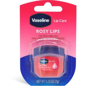 تصویر بالم لب وازلین مدل Rosy Lip وزن 7 گرم Vaseline Lip Therapy Vaseline Lip Therapy