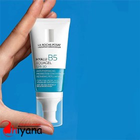 تصویر کرم آکوا ژل ترمیم کننده لاروش پوزای حاوی SPF30 La Roche-Posay restoring aqua gel cream containing SPF30