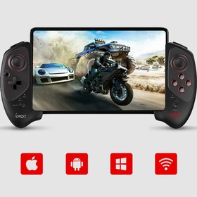 تصویر دسته بازی بلوتوثی مدل IPega PG 9083S IPEGA PG 9083S Wireless Bluetooth Game Controller Gamepad Joystick For Android/ Nintendo Switch Win