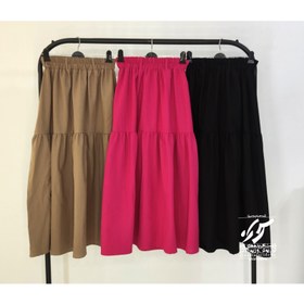 تصویر دامن آشتی - کاربنی Linen skirt