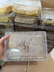 تصویر عسل طبیعی با موم ۱ کیلوگرم 