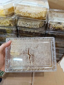 تصویر عسل طبیعی با موم ۱ کیلوگرم 