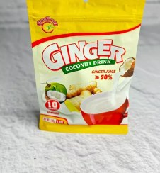 تصویر پودر نوشیدنی فوری چون گانگ طعم نارگیل و زنجبیل ۱۰ عددی ۱۸۰ گرمی 