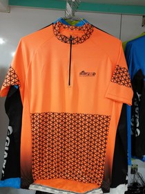 تصویر تی شرت دوچرخه سواری اسپید طرح دار نارنجی 