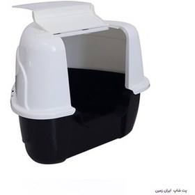 تصویر ظرف خاک مسقف ام پتس مدل تنیس M-pet Tanis Cat Toilet Size L 