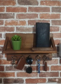 تصویر جا کلیدی چوبی دیواری 