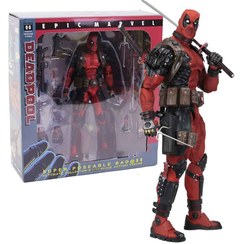 تصویر اکشن فیگور ددپول نکا مدل ۱/۴ سایز ۱۸ سانتی‌متر 