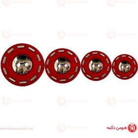 تصویر دکمه شمعی قرمز 