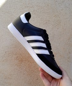 تصویر سامبا مشکی سفید adidas samba