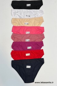 تصویر شورت نخی ترک هفتی شورت ترک تک رنگ