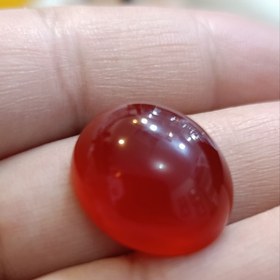 تصویر نگین عقیق سرخ 