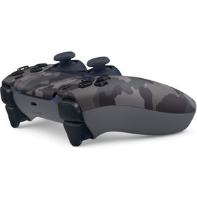 تصویر دسته بازی پلی استیشن 5 چریکی Sony PS5 DualSense Gray Camouflage